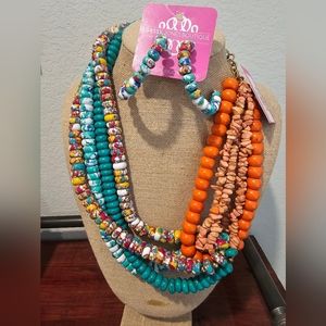 Sassy Jones Tezra Necklace & Earrings